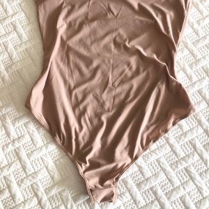 Tan Strapless Bodysuit